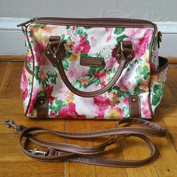 Zara Floral crossbody purse